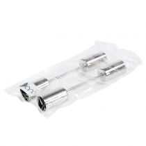 Artikel Lysestage sølv til pindelys Ø2,2cm 4 stk