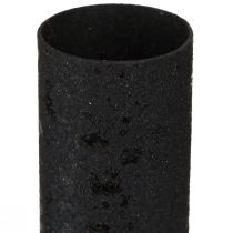 Artikel Lysestage pindelys med dorn metal sort Ø23mm 4stk
