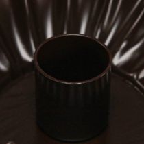 Artikel Lysestage vintage kageform mørkebrun Ø11,5cm 4stk