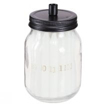 Artikel Lysestage på glas med 24 lys adventskalender H14,5cm