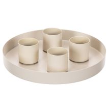 Artikel Magnetiske lysestager til tykke, koniske lys (4 cm), 4 stk.