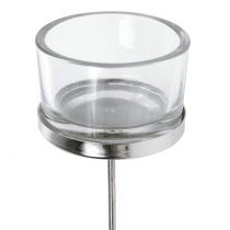 Artikel Lysestage med glas på pinden 4 stk