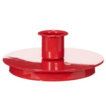 Artikel Kompakte røde metallysestager til 10 cm koniske lys, 2 stk.