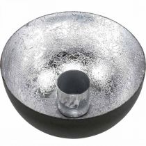 Artikel Lysestage Sort Sølv Stick lysestage Ø10cm H5cm
