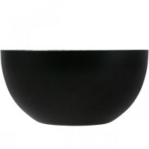 Artikel Lysestage sort sølv juledekoration Ø13cm H6,5cm