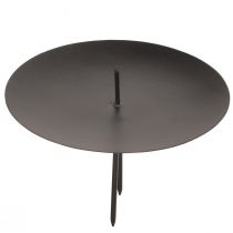 Artikel Lysestage til tilstopning af metal til adventssort Ø8cm 4 stk