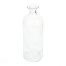 Lysestage dekorative flasker mini vaser glas klar H19,5cm 6 stk