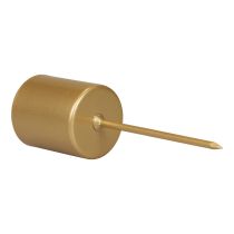 Artikel Lysestage, spyd, lysestage, pind, guld, 3,2 cm x 4 cm, 4 stk.