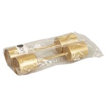 Artikel Lysestage, spyd, lysestage, pind, guld, 3,2 cm x 4 cm, 4 stk.
