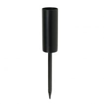 Artikel Lysestage sort til pindelys 15cm 4stk