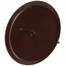 Artikel Lysestage brun Ø6cm 4 stk