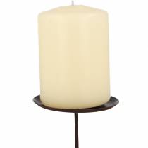 Artikel Lysestage brun Ø6cm 4 stk