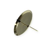 Artikel Lysestage guld Ø7cm 4 stk