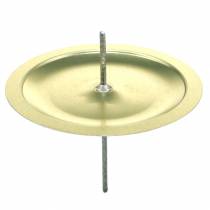 Artikel Lysestage med torneguld Ø6cm 36 stk