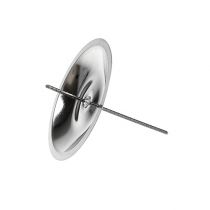Artikel Lysestage med torne sølv Ø5cm 36 stk