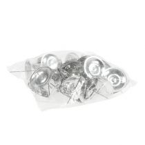 Artikel Lysestage med torne sølv Ø5cm 36 stk