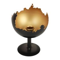 Borddekoration julelysestage metal 15,5cm Ø12cm