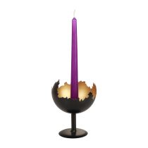 Borddekoration julelysestage metal 15,5cm Ø12cm