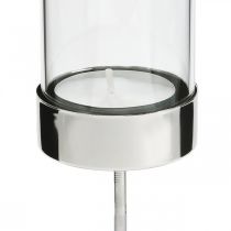 Artikel Lysestage til tilstopning af metal/glas Ø5cm H19cm 4 stk