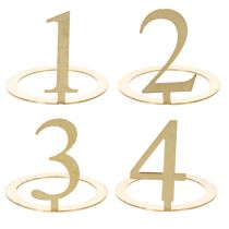 Artikel Lysring med konisk lysnummersæt til adventskrans 3 cm 4 stk.
