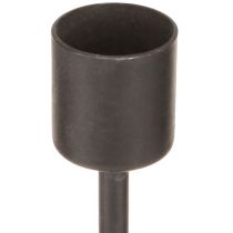 Artikel Lysestage i metal, antik brun, H16 cm, 2 stk.