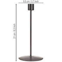 Artikel Lysestage antik brun H21,5 cm 2 stk.