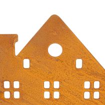Artikel Lysestage Julelys Dekoration Huse Rust 52×12cm