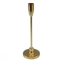 Lysestage guld pind lysestage metal H26cm