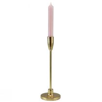 Artikel Lysestage guld pind lysestage metal H26cm