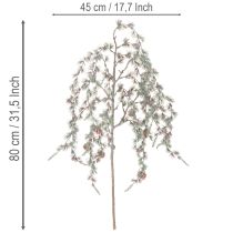 Artikel Kunstig fyrretræsgrene med kogler, dekorativ fyrretræsgrene, kunstig, 80 cm, 3 stk.