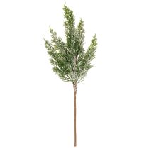 Artikel Kunstigt snedækket fyrretræsgrene til blomsterarrangementer og adventsdekorationer, 40 cm, 3 stk.