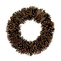 Artikel Fyrrekogle krans rund flad Ø30cm