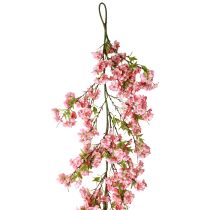 Artikel Kirsebærblomstguirlande bøjle kunstig blomsterguirlande pink 170cm
