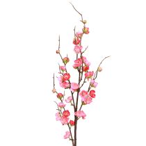 Artikel Kirsebærblomstgrendekoration Kunstig gren Mørk Pink 96cm 2stk
