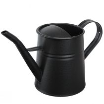 Artikel Lille dekorativ vandkande sort metal 30x13x17cm 1,7l