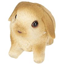 Artikel Lille påskehare Dekoration Bunny Polyresin 9×6×6,5cm 3stk