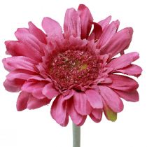 Artikel Kunstige blomster Gerbera Pink 45cm