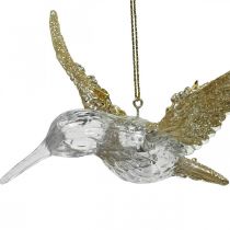 Artikel Juletræspynt fugl kolibri vedhæng 11,5/14 cm sæt med 2