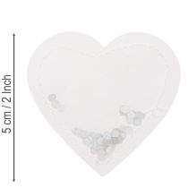 Artikel Konfetti hjerte 5 cm 24 stk.