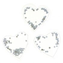 Artikel Konfetti hjerte 5cm 24 stk