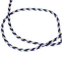 Artikel Stribet gavebånd/snor til kreativ dekoration, 3 mm tyk, 20 m lang