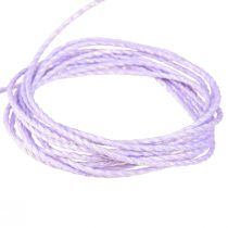 Artikel Snor med glimmer lilla dekorativ ledning iriserende 15mm 50m