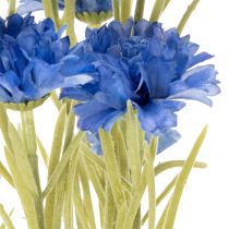 Artikel Kunstig kornblomst til elegant stuedesign, sommerdekoration, 68 cm, 4 stk.