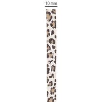 Artikel Gavebånd leopardprint til kreativ dekoration, krøllebånd 10mm 100m