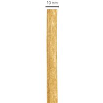 Artikel Brunt gavebånd, krøllet bånd, bæredygtige hobbyartikler, 10 mm x 100 cm