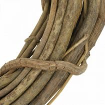Dekorativ krans lavet af grene natur Ø35cm