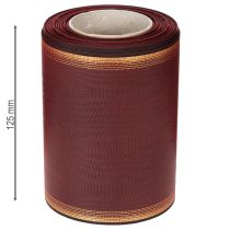 Artikel Kransbånd Bordeaux Moiré 125 mm dekorativt bånd