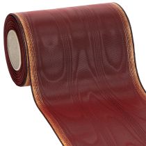 Artikel Kransbånd Moiré 150mm Bordeaux taftbånd dekoration