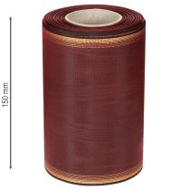 Artikel Kransbånd Moiré 150mm Bordeaux taftbånd dekoration