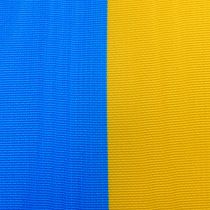 Artikel Kransbånd moiré blå-gul 100 mm